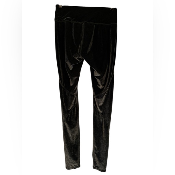 Calia Elegant Black Velvet Leggings - Picture 3 of 6